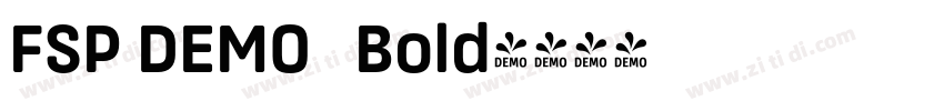 FSP DEMO   Bold字体转换